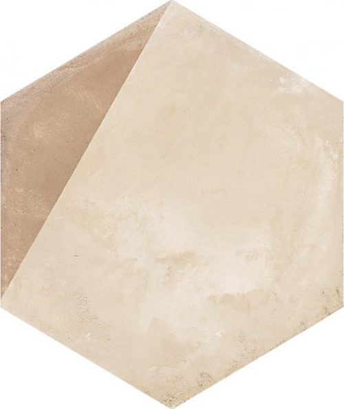 Marco Corona TERRA  Porzione Esagone vers C Decor 25 x 21,6