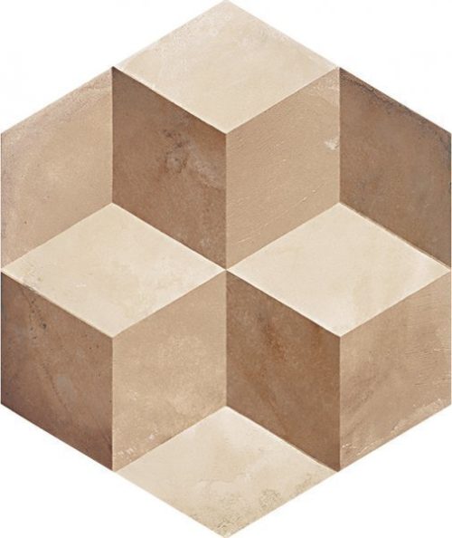 Marco Corona TERRA  Cubo Esagone vers C Decor 25 x 21,6