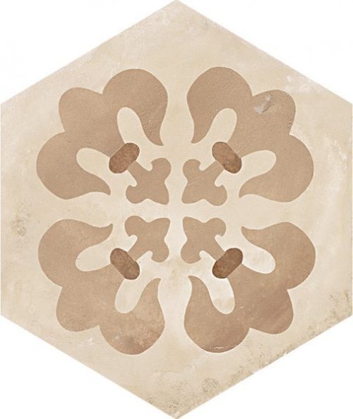 Marco Corona TERRA  Giglio Esagone vers C Decor 25 x 21,6