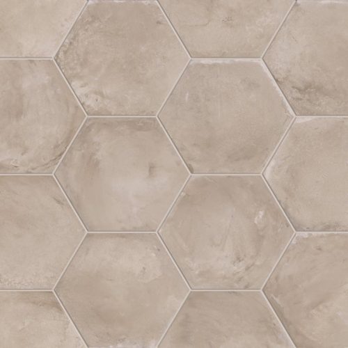 Marco Corona TERRA Grigio esagona 25 x 21,6